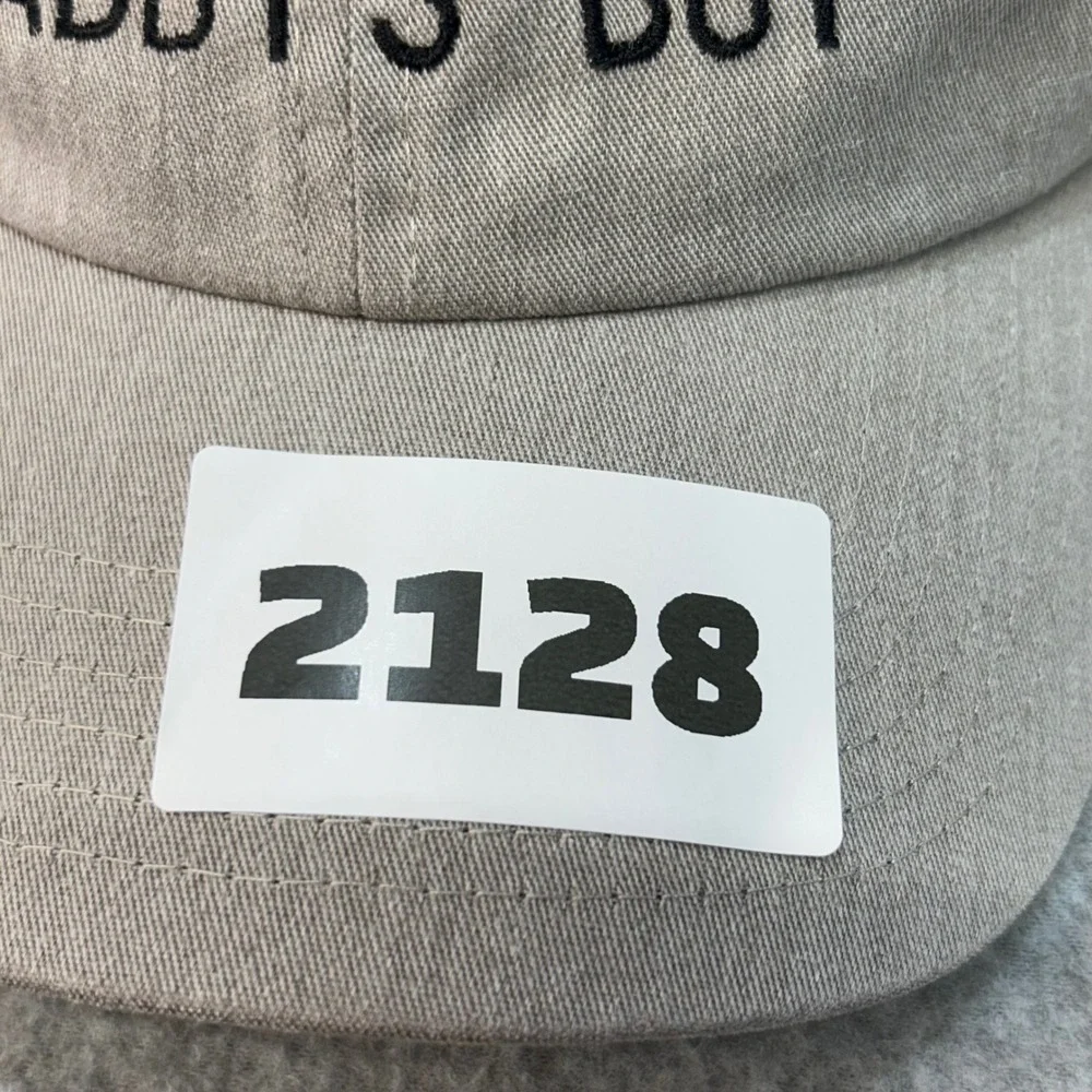 Daddy's Boy Kids Gray Caroline McCoy Trucker Hat Mesh Snapback OSFM